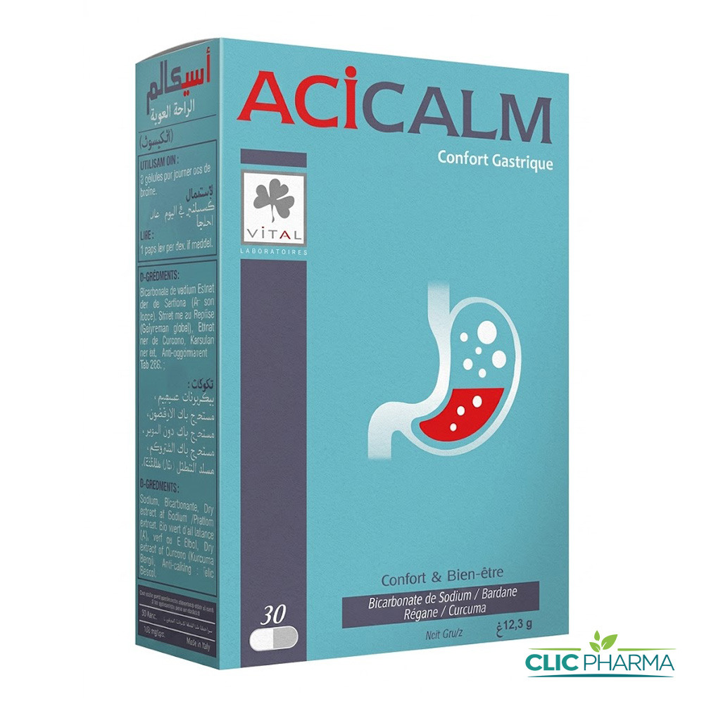 ACICALM B 30 gélules