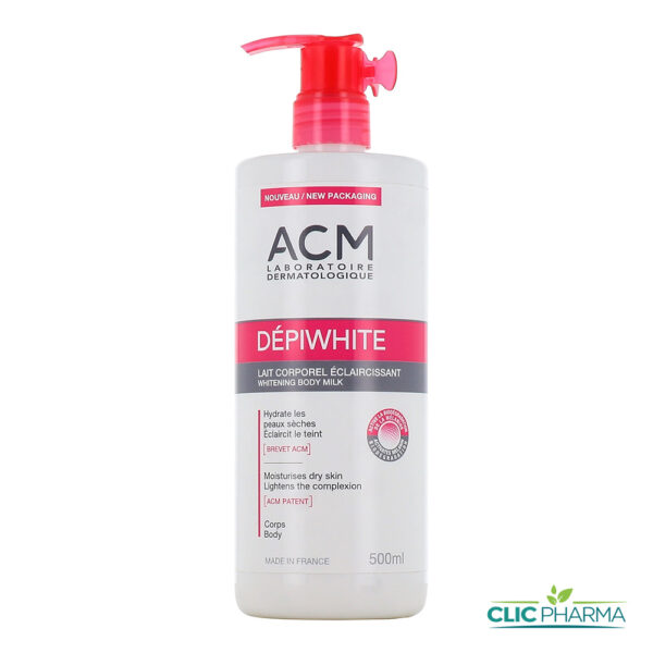 ACM DEPIWHITE LAIT CORPOREL ECLAIRCISSANT 500ML