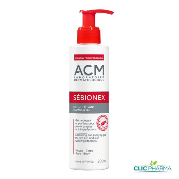 ACM SEBIONEX GEL NETTOYANT PURIFIANT 200ML