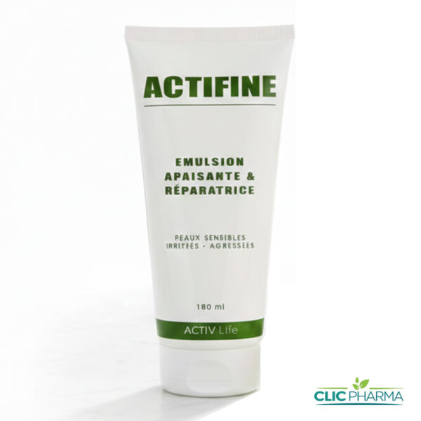 ACTIFINE EMULSION APAISANTE ET REPARATRICE PEAUX SENSIBLES 180ML