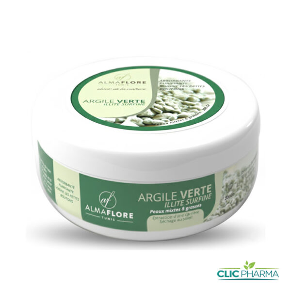 ALMAFLORE ARGILE VERTE 200g