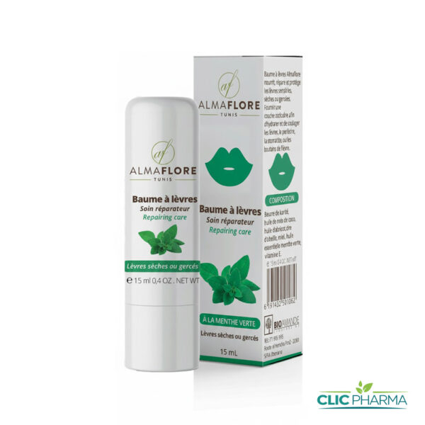 ALMAFLORE BAUMES A LEVRES MENTHE 15ML