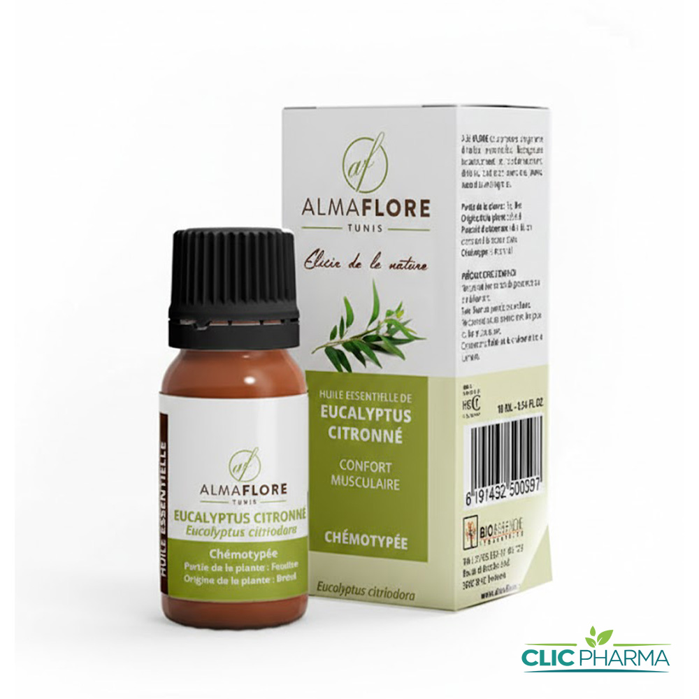 ALMAFLORE H ESS EUCALYPTUS CITRONNE 10ML