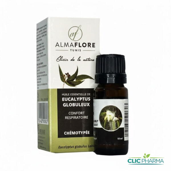 ALMAFLORE HUILE ESSENTIELLE D'EUCALYPTUS GLOBULEUX 10ML