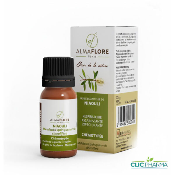 ALMAFLORE HUILE ESSENTIELLE DE NIAOULI 10ML