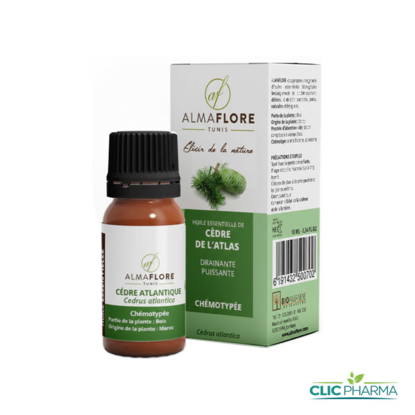 ALMAFLORE HUILE ESSENTIELLE DE CEDRE DE L'ATLAS 10ML