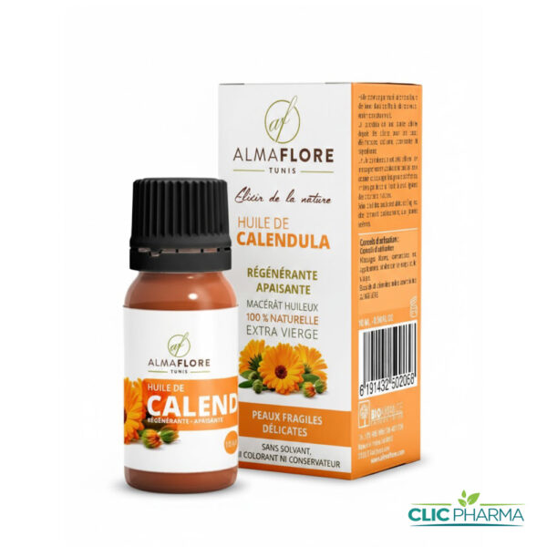 ALMAFLORE HUILE DE CALENDULA 10ML