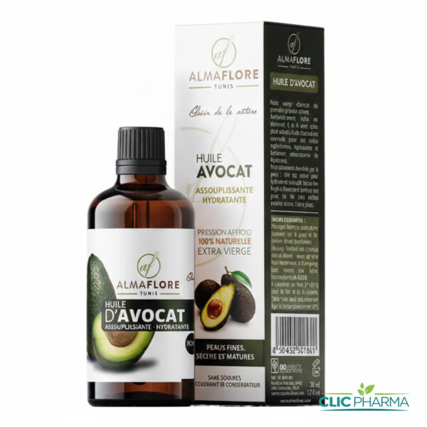 ALMAFLORE HUILE D'AVOCAT 50ML
