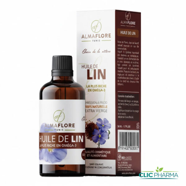 ALMAFLORE HUILE DE LIN 50ML