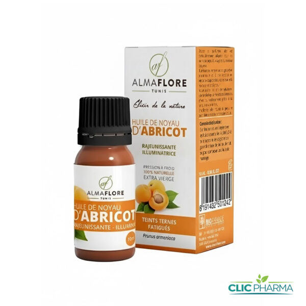 ALMAFLORE HUILE DE NOYAU D'ABRICOT 10ML