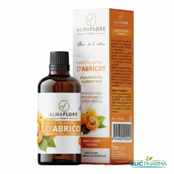 ALMAFLORE HUILE DE NOYAU D'ABRICOT 50ML