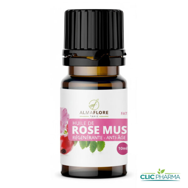 ALMAFLORE HUILE DE ROSE MUSQUEE 10ML