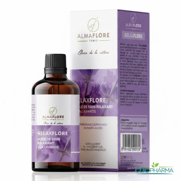 ALMAFLORE RELAXFLORE HUILE DE MASSAGE 100ML