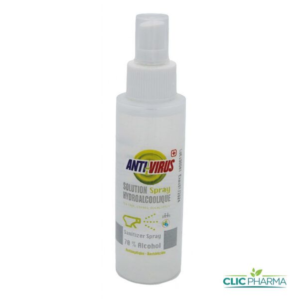 YOUNG HEALTH ANTIVIRUS+ GEL HYDROALCOOLIQUE SPRAY 100ML