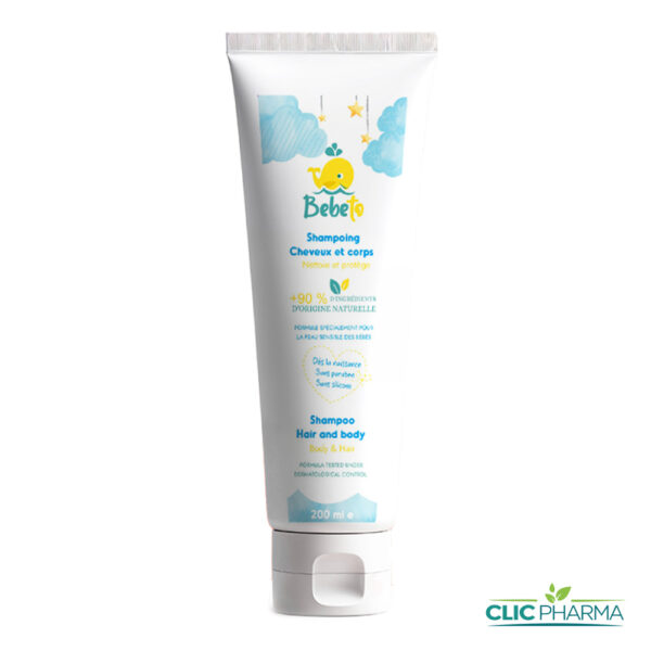 BEBETO SHAMPOING CHEVEUX ET CORPS 200ML