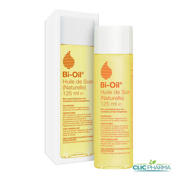 BIO OIL HUILE DE SOIN NATURELLE 125ML