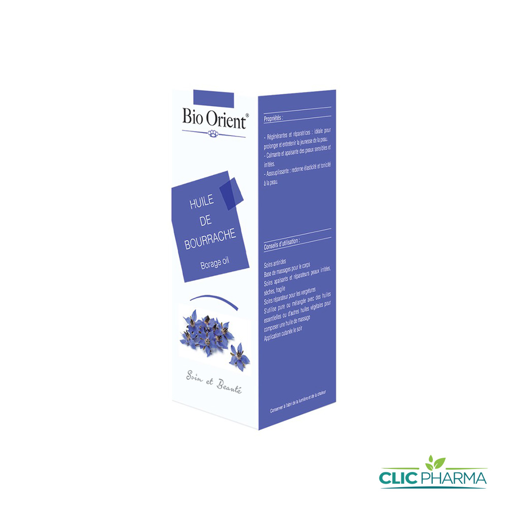 BIO ORIENT HUILE VEGETAL BOURRACHE 10 ML