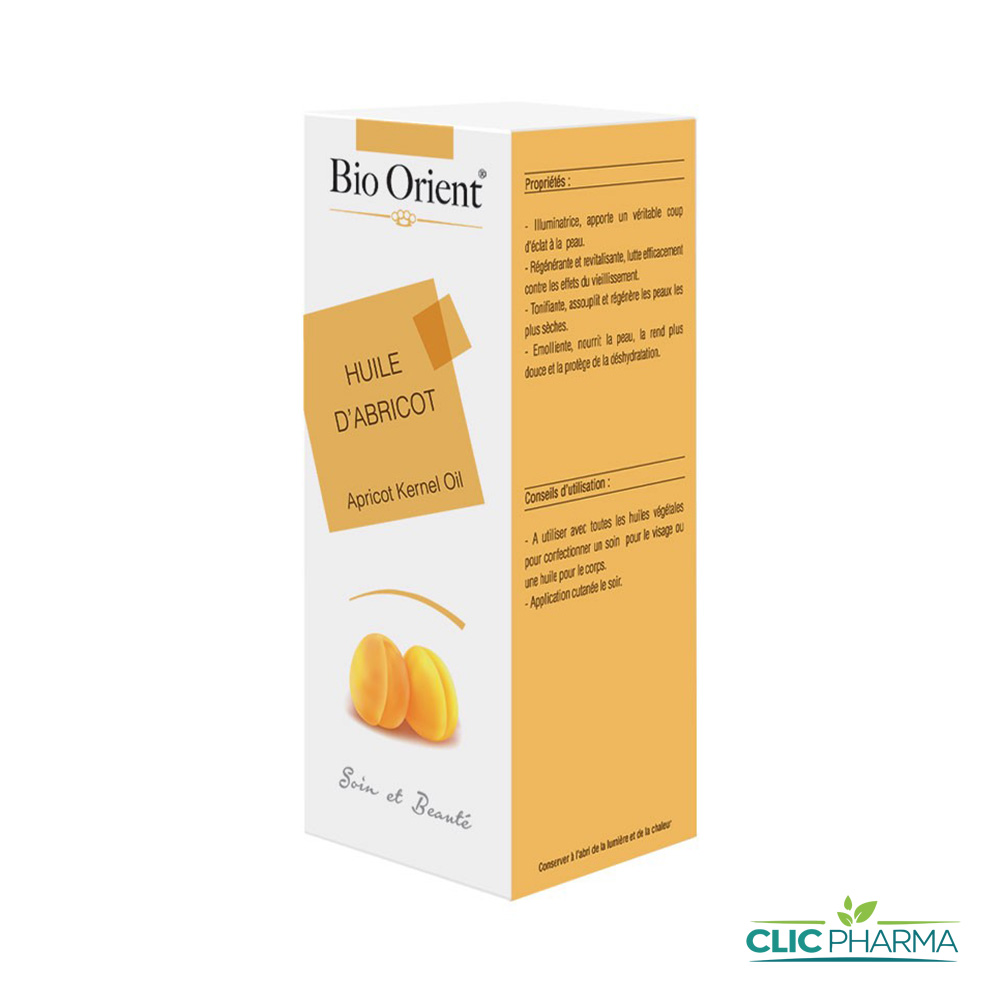 BIO ORIENT HUILE VEGETAL D'ABRICOT 10 ML