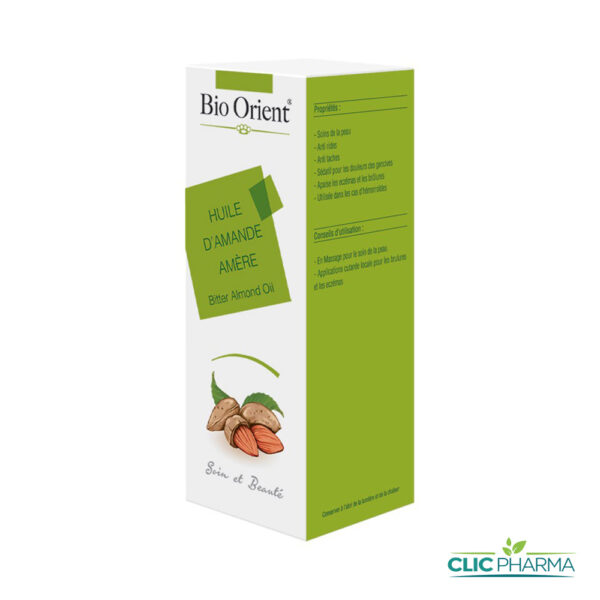 BIO ORIENT HUILE VEGETALE D'AMANDE AMERE 90 ML