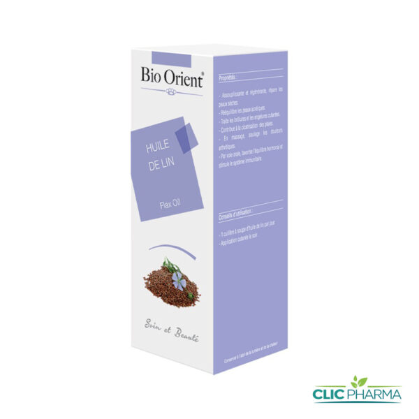 BIO ORIENT HUILE VEGETALE DE LIN 90ML