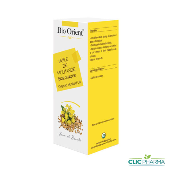BIO ORIENT HUILE VEGETALE MOUTARDE 90ML