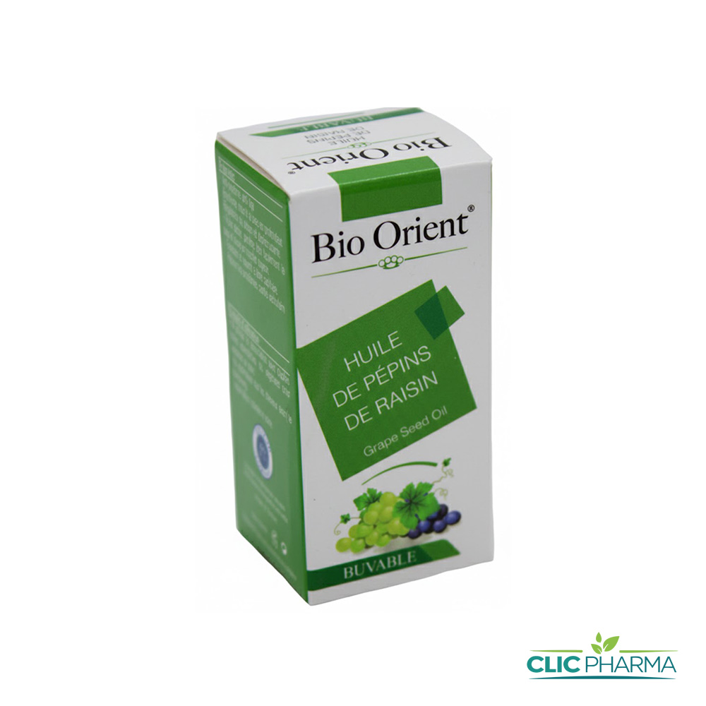 BIO ORIENT HUILE VEGETAL PEPIN DE RAISIN 10 ML