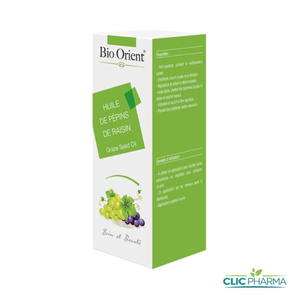 BIO ORIENT HUILE VEGETALE DE PEPIN DE RAISIN 90ML