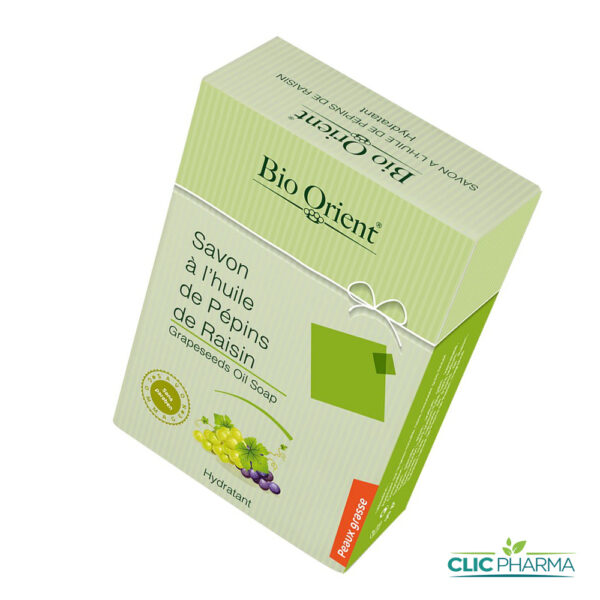 BIO ORIENT SAVON A L'HUILE DE PEPINS DE RAISIN 90g