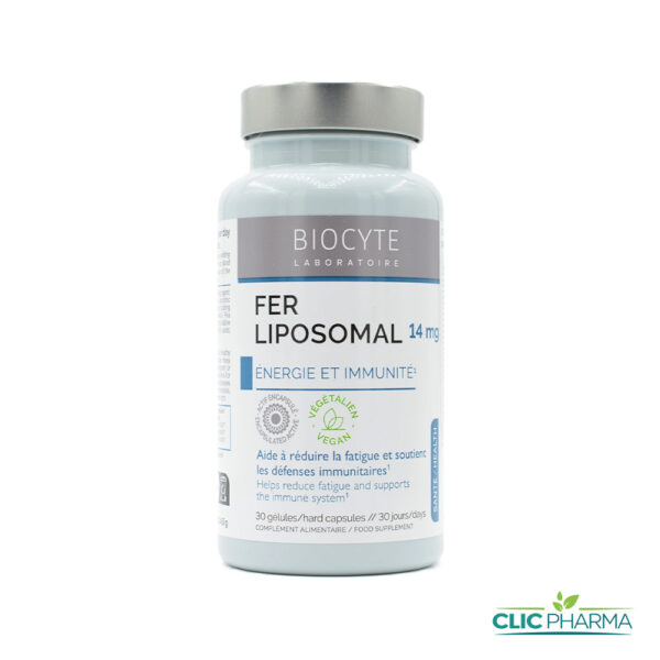 BIOCYTE FER LIPOSOMAL 14mg (30 GELULES)