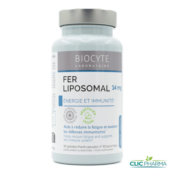 BIOCYTE FER LIPOSOMAL 14mg (30 GELULES)