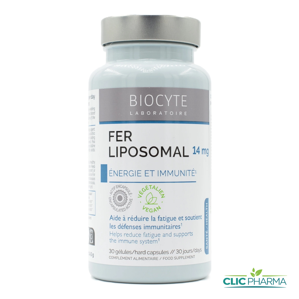 BIOCYTE FER LIPOSOMAL 14MG GELULES B 30