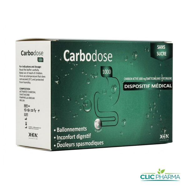 XEN CARBODOSE 1000 SANS SUCRE (10 SACHETS)
