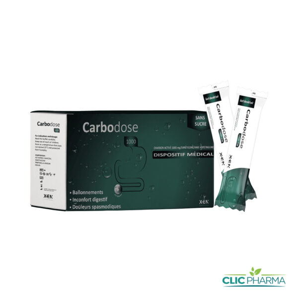 CARBODOSE 1000 SANS SUCRE (10 SACHETS)