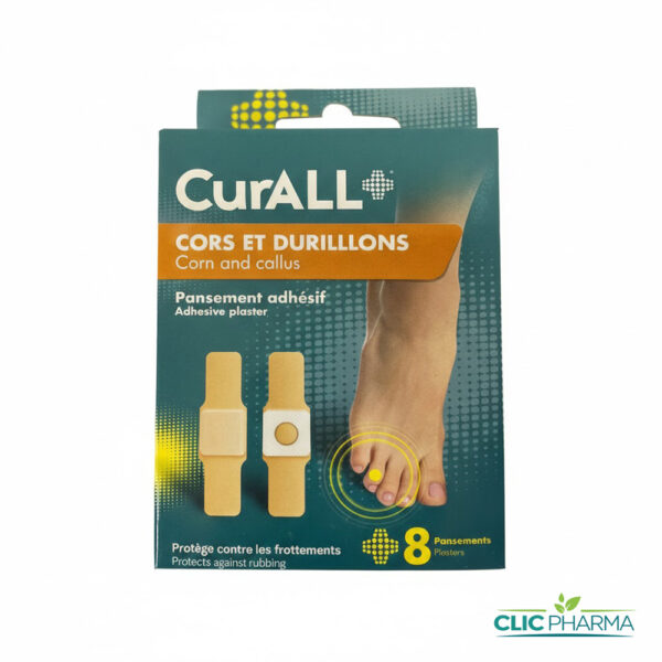 CURALL CORS ET DURILLONS (BOITE DE 8)