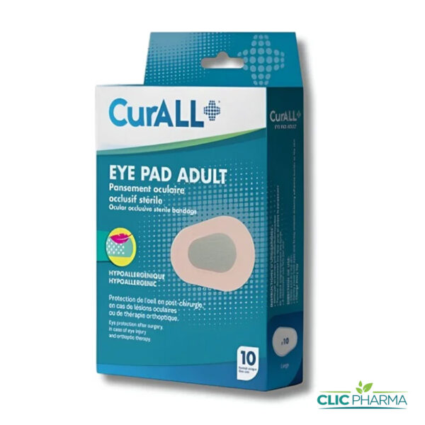 CURALL EYE PAD PANSEMENT OCULAIRE ADULTE (BOITE DE 10)