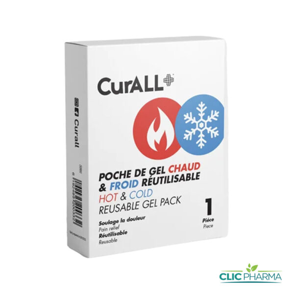 CURALL POCHE DE GEL CHAUD FROID 15x20cm + POCHETTE