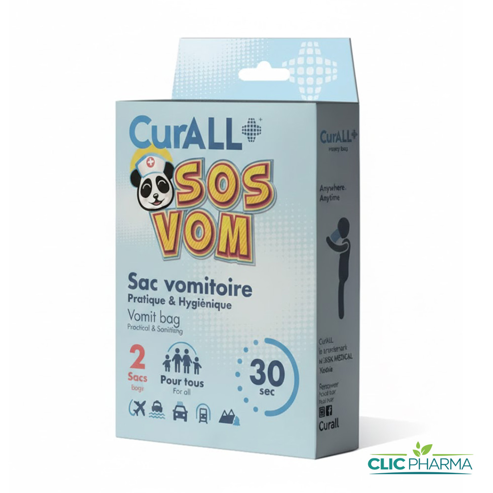 CURALL SOS VOM SAC VOMITOIRE 2(UNITES)