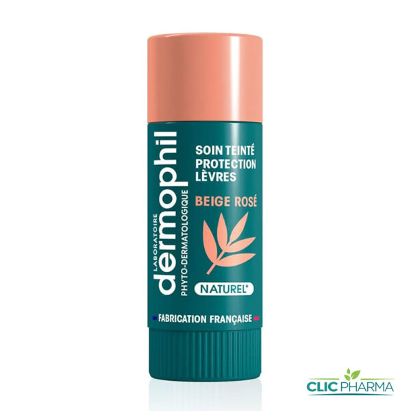 DERMOPHIL STICK A LEVRES SOIN TEINTE BEIGE ROSE 4g