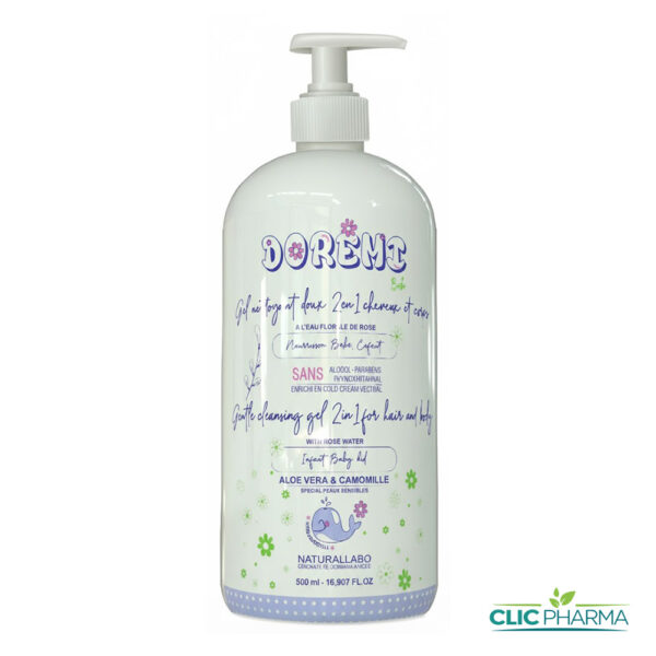 DOREMI GEL NETTOYANT DOUX 2EN1 CHEVEUX ET CORPS 500ML