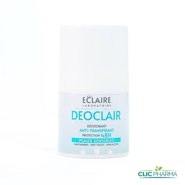 ECLAIRE DEOCLAIR DEODORANT ANTI-TRANSPIANT PEAUX SENSIBLES ROLL-ON 50ML