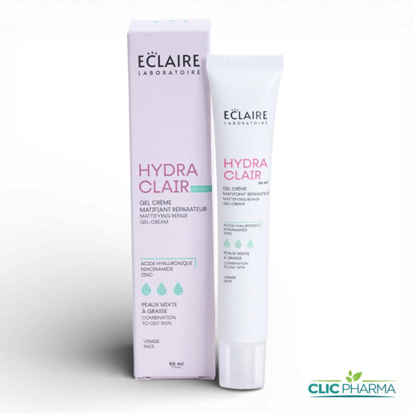 ECLAIRE HYDRACLAIR GEL CREME MAT POUR VISAGE 50ML