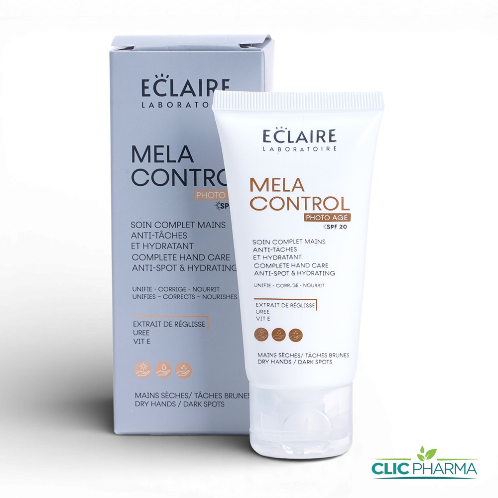 ECLAIRE MELA CONTROL CR MAIN SPF20 ANTI AGE ANTI TACHE 50ML