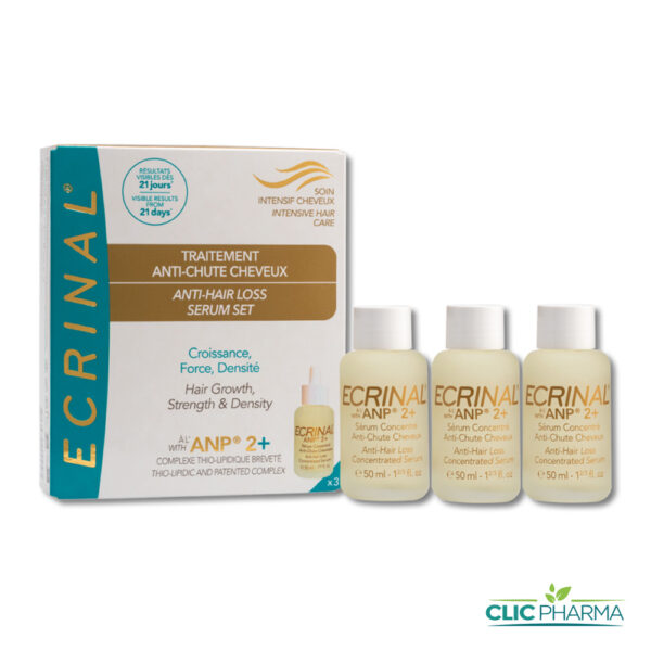 ECRINAL PACK 3 SERUM TRAITEMENT ANTI-CHUTE CHEVEUX 50ML