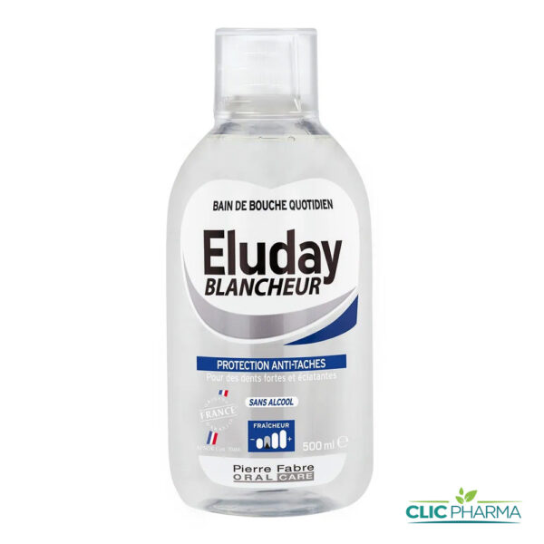 ELUDAY BAIN DE BOUCHE BLANCHEUR PROTECTION ANTI-TACHES 500ML