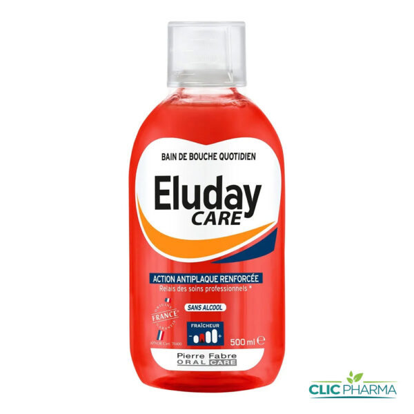 ELUDAY CARE BAIN BOUCHE ANTI-PLAQUE 500ML