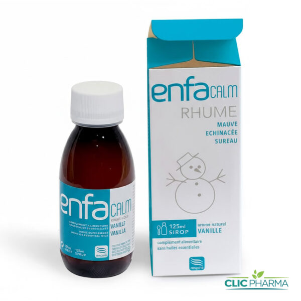 ENFACALM RHUME SIROP GOUT VANILLE 125ML