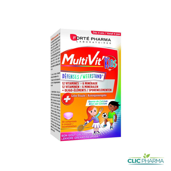 FORTE PHARMA MULTIVIT KIDS (30 COMPRIMES A CROQUER)