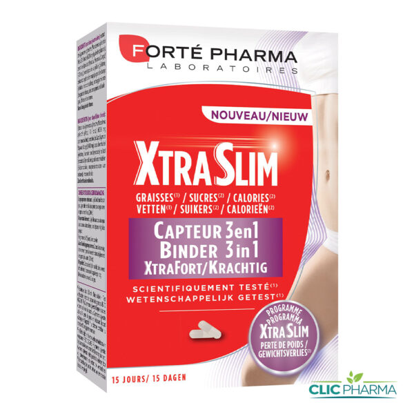 FORTE PHARMA XTRA SLIM CAPTEUR 3EN1 (60 GELULES)