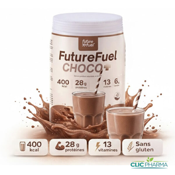 FUTUREFUEL POUDRE PROTEINEE GOUT CHOCOLAT 400MG