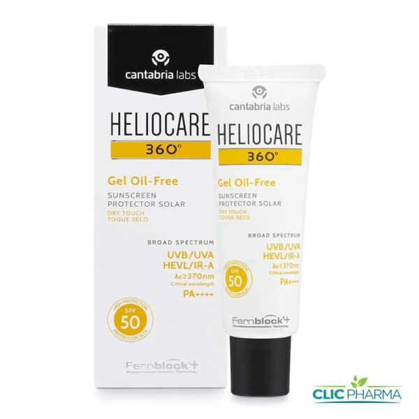 HELIOCARE 360 GEL OIL-FREE ECRAN INVISIBLE SPF50 50ML